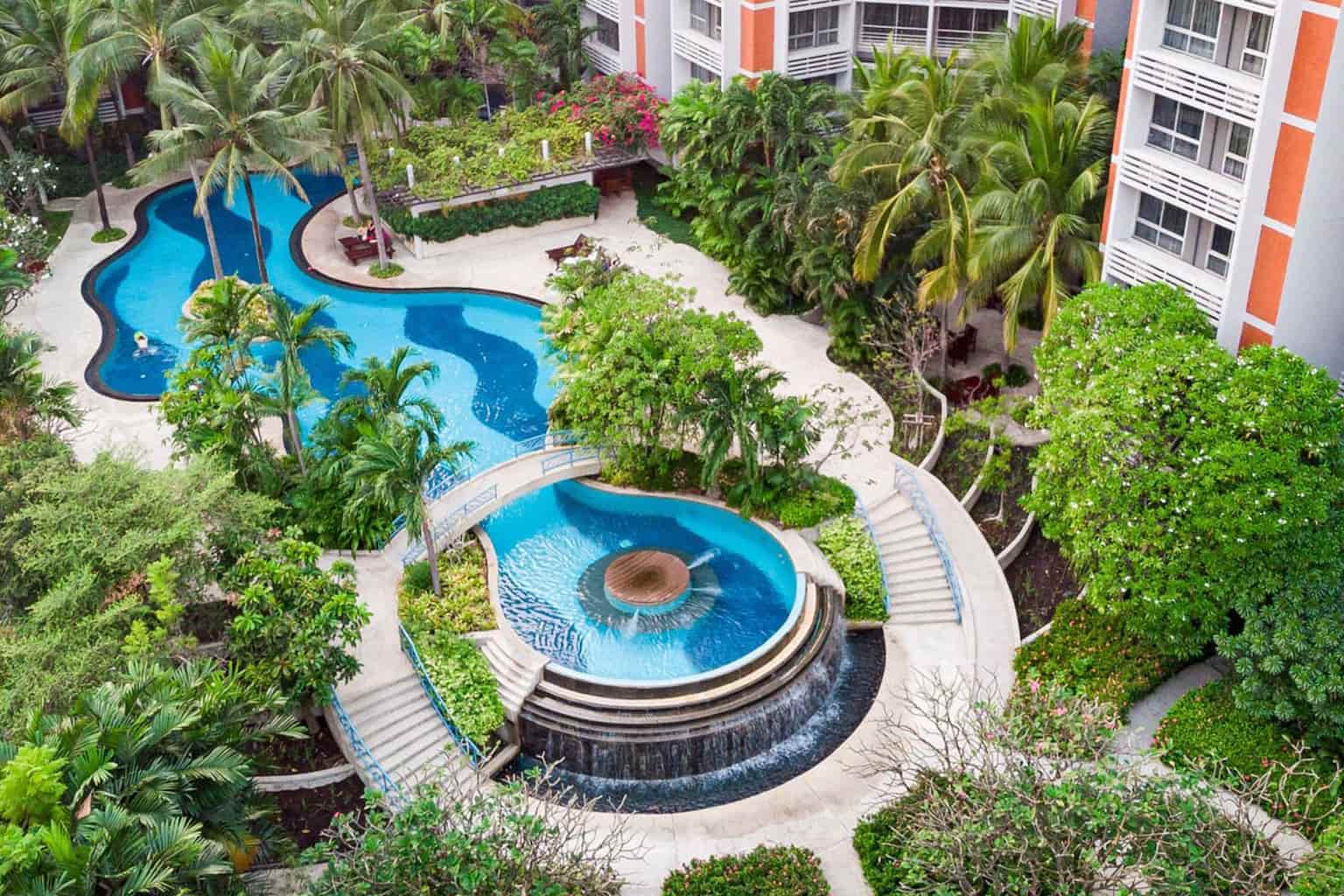 The beautiful grounds of Bangkok Garden