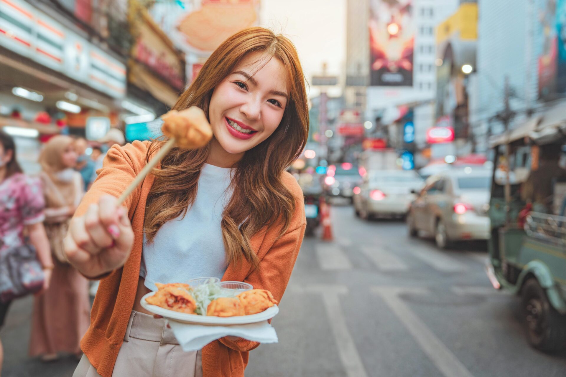 Bangkok offers a wide variety of street food to try