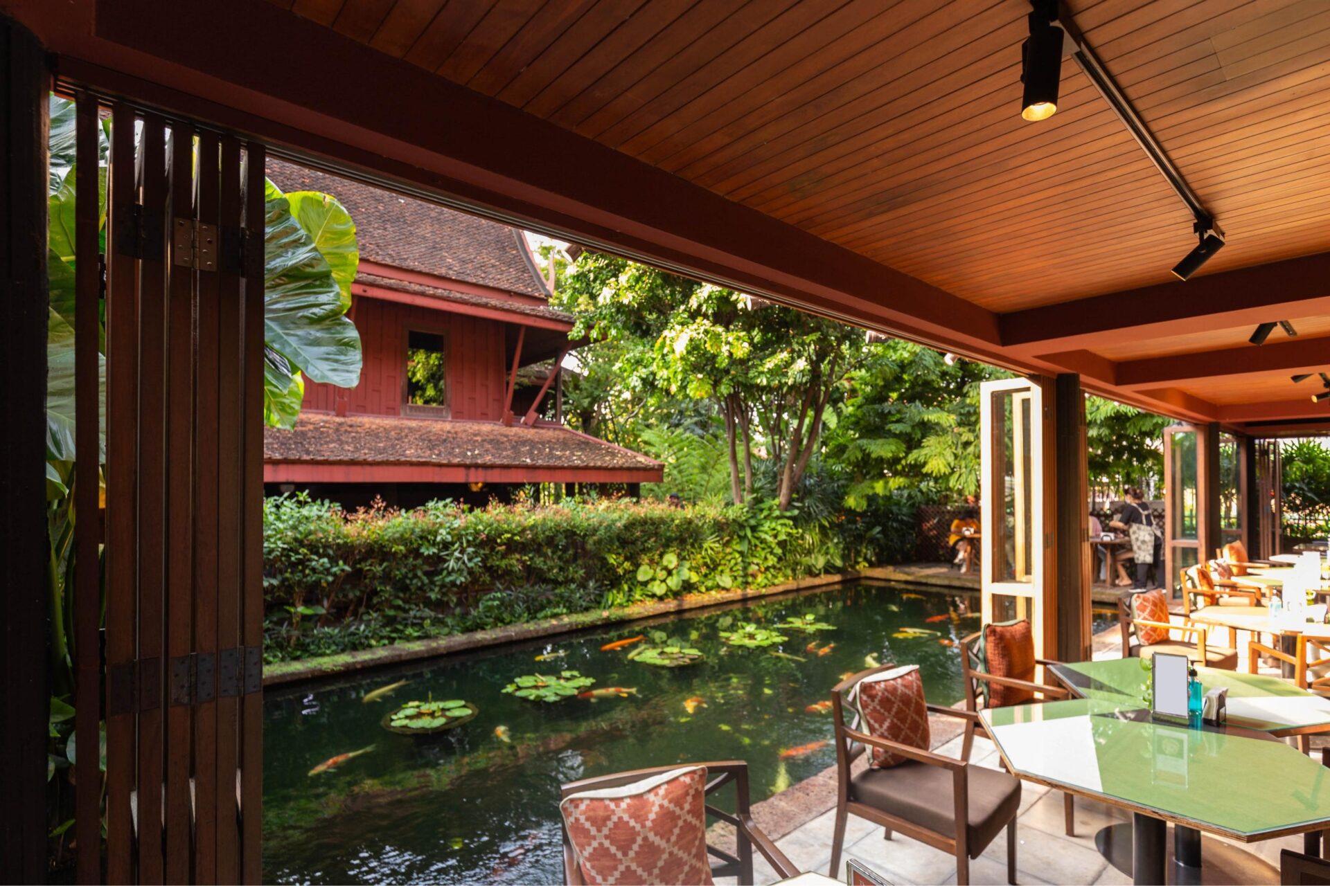 The traditional Thai Jim Thompson House Museum