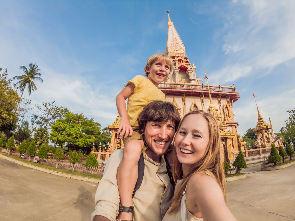 Expat family with a child who is considering an international school in Sathorn, Bangkok.
